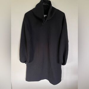 Black turtleneck dress